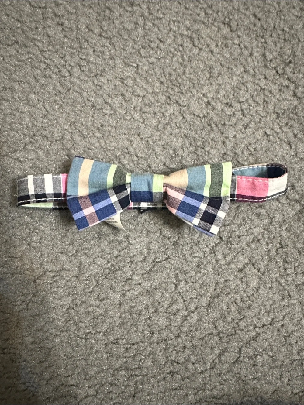 Janie and Jack Multicolor & Navy Bow Tie Set